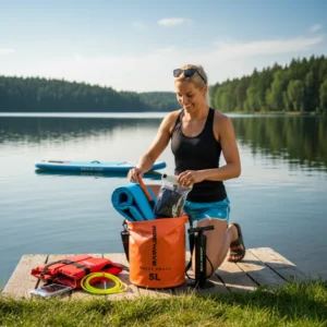 Worek Wodoszczelny RIDEWAVE Day Bag STORM 5L, pomarańczowy