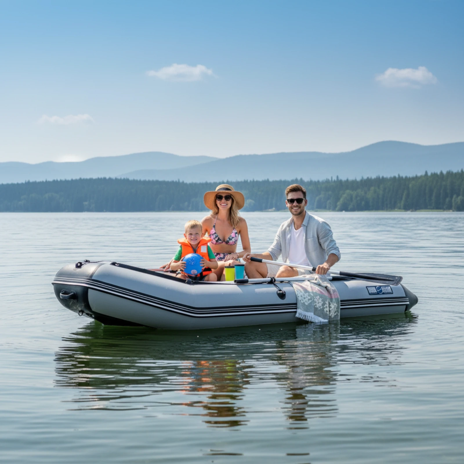Ponton Aqua-Storm STM 300 Szaro Czarny