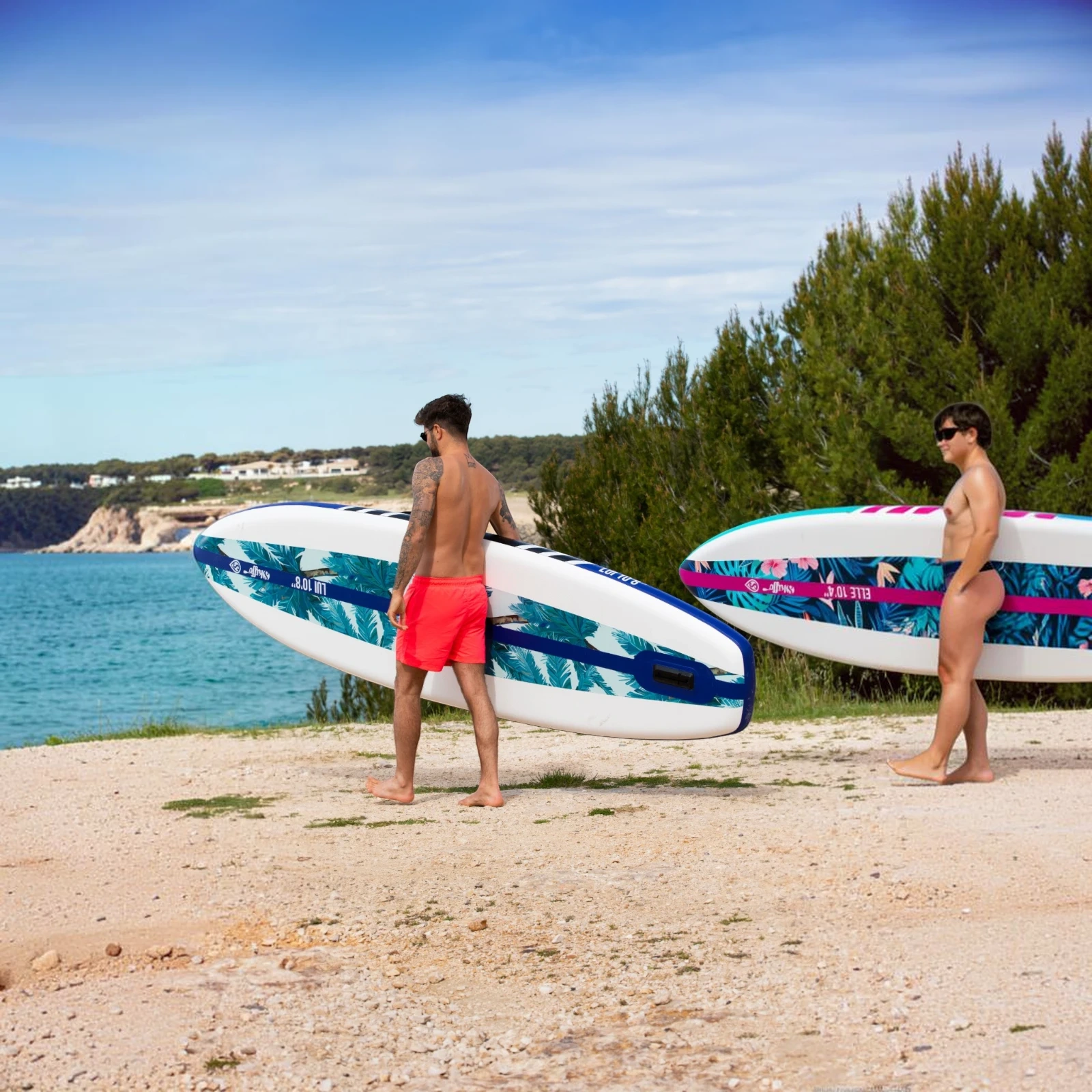 DESKA SUP SKIFFO LUI 325cm 10'8 PCV TRZYWARSTOWA PLECAK NA KÓŁKACH POMPKA - obrazek 16
