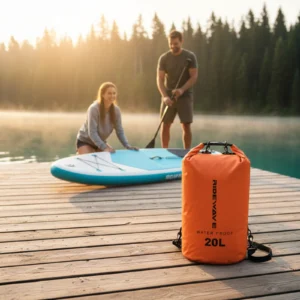 Worek Wodoszczelny RIDEWAVE Day Bag STORM 20L, pomarańczowy