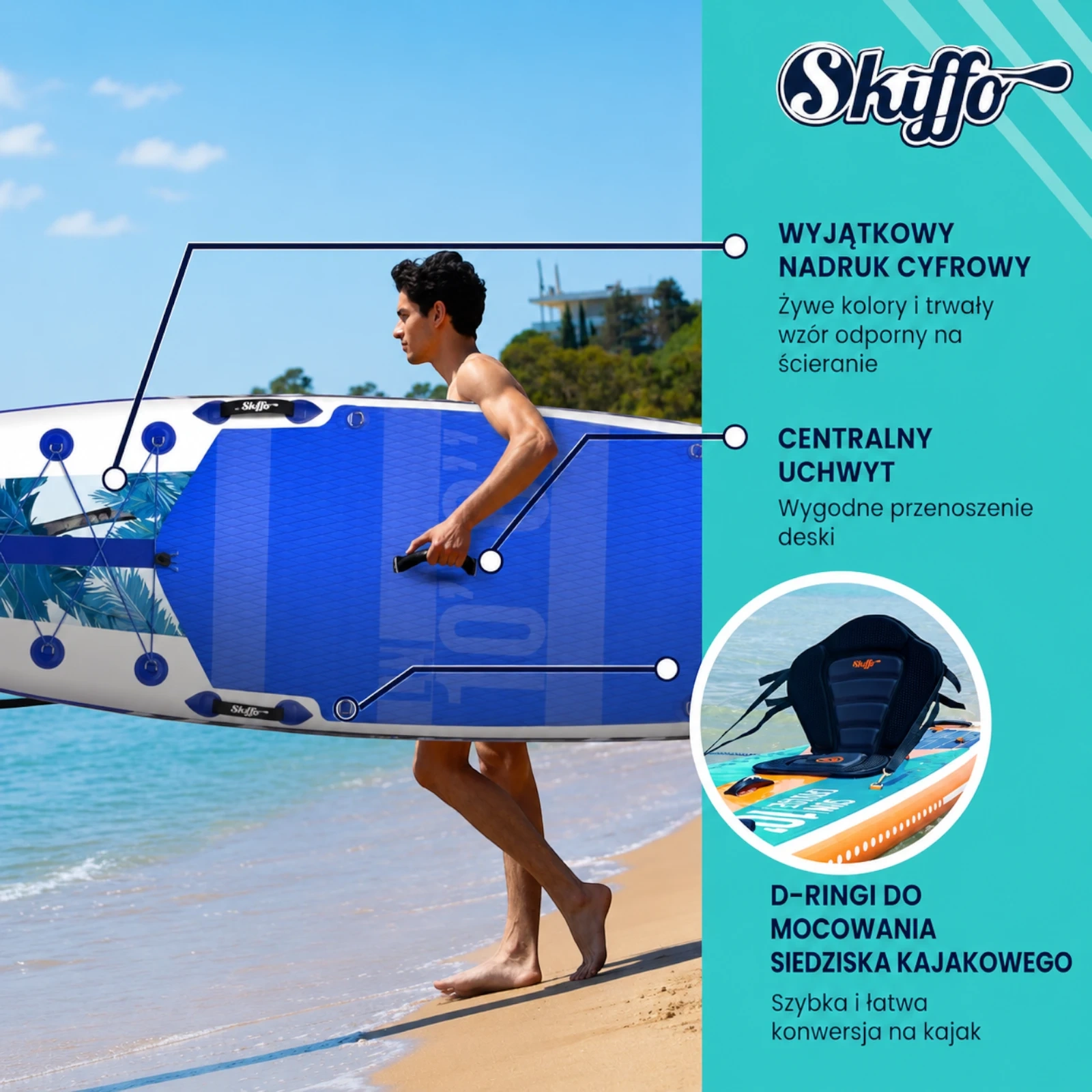 SKIFFO LUI 10'8 zalety