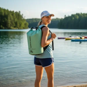 Worek Wodoszczelny RIDEWAVE Day Bag STORM 5L, zielony
