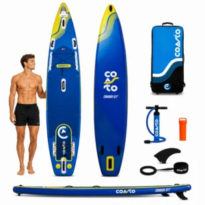 Deska SUP COASTO CRUISER 398cm (13'1), turystyczne, niebieski