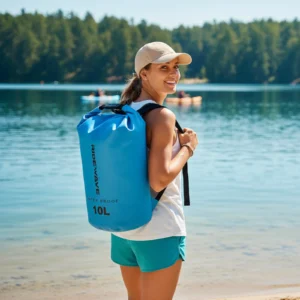 Worek Wodoszczelny RIDEWAVE Day Bag STORM 10L, niebieski