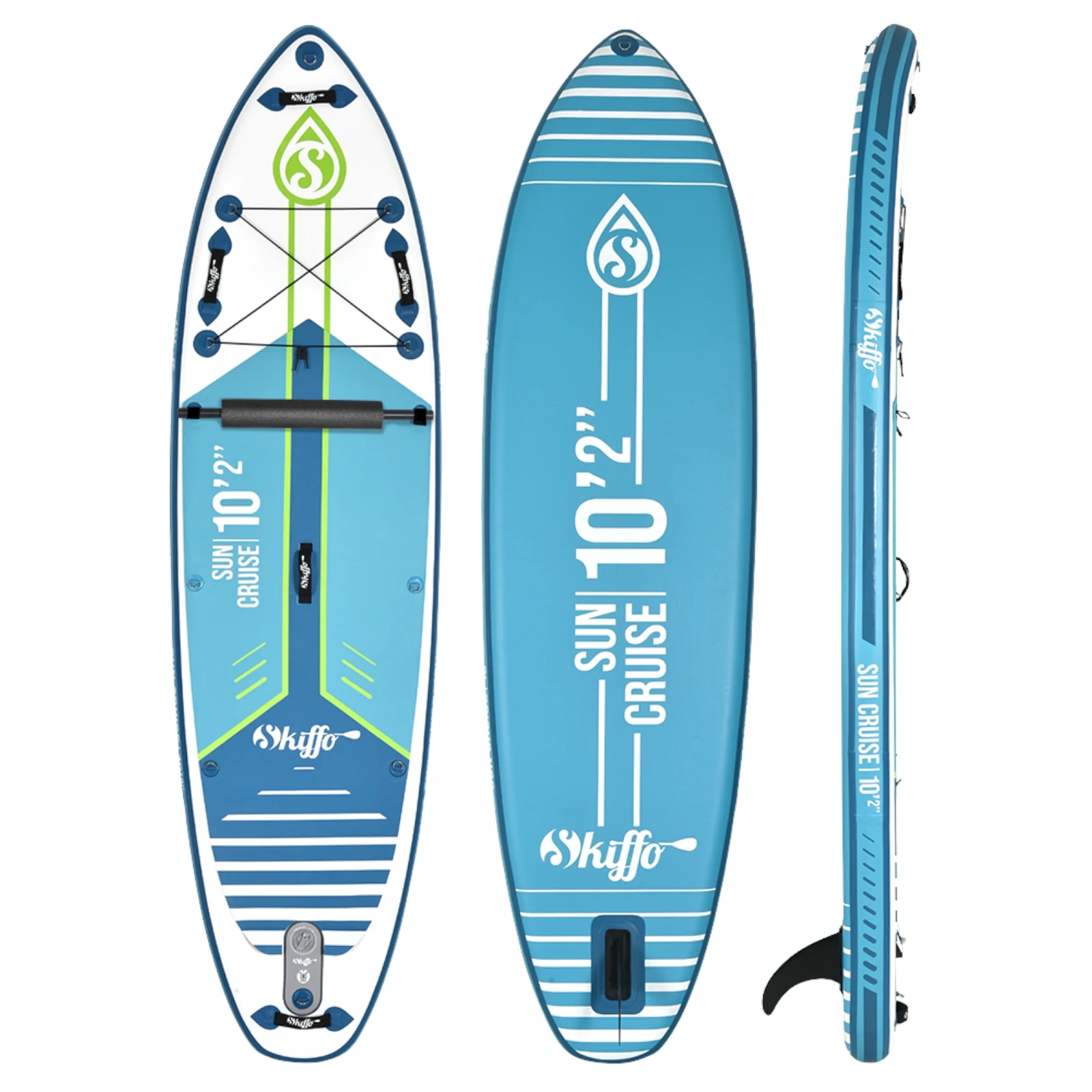 Deska SUP SKIFFO SunCruise 310 (10'2), uniwersalne / Allround, niebieski / biały - obrazek 6